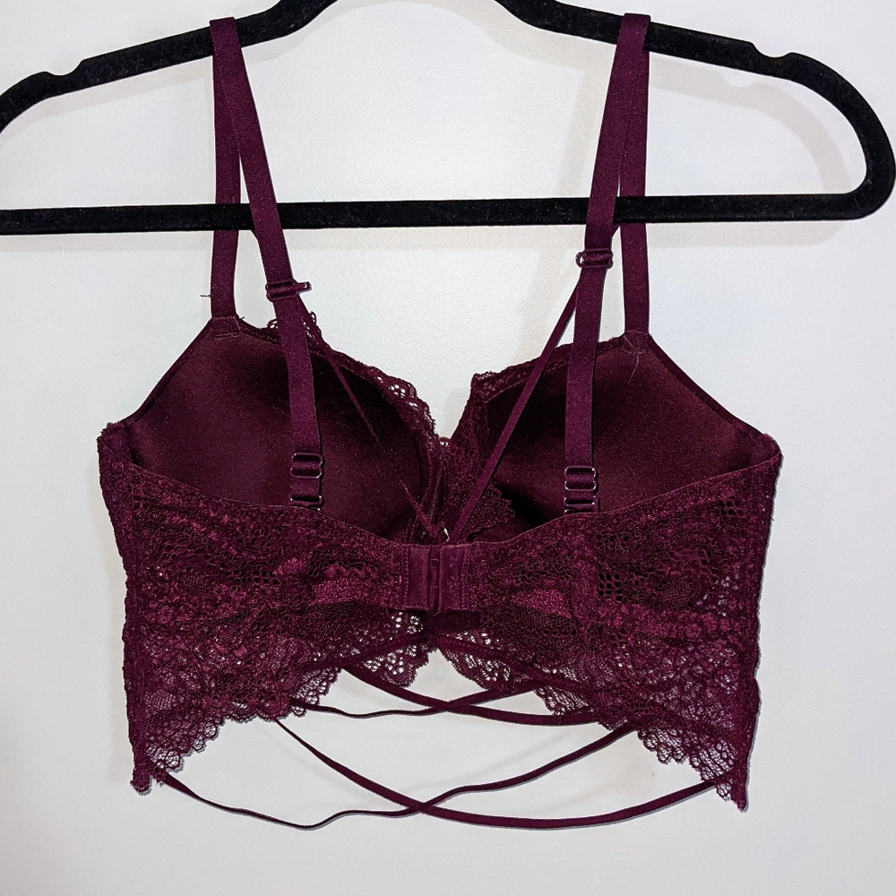 Lace & Ribbon Underwire Bra - Picture 2 of 7